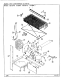 UNIT COMPARTMENT & SYSTEM Diagram and Parts List for RB150PA DG05A Magic Chef Refrigerator