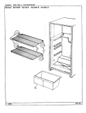 SHELVES & ACCESSORIES Diagram and Parts List for RB150PA DG05A Magic Chef Refrigerator