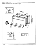 FREEZER DOOR Diagram and Parts List for RB150PA DG05A Magic Chef Refrigerator