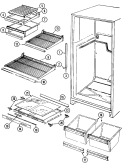 Part Location Diagram of 60417-30 Whirlpool SHELF, WIRE NLA