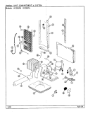 UNIT COMPARTMENT & SYSTEM Diagram and Parts List for RC202PA DS07A Amana Refrigerator