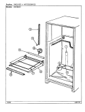 SHELVES & ACCESSORIES Diagram and Parts List for RB194RV DG68A Magic Chef Refrigerator