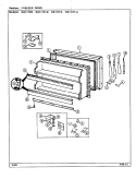FREEZER DOOR Diagram and Parts List for RB171PLA DG24A Magic Chef Refrigerator