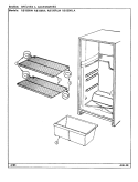 SHELVES & ACCESSORIES Diagram and Parts List for RB150RA DG16A Magic Chef Refrigerator