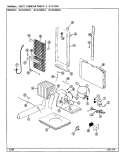 UNIT COMPARTMENT & SYSTEM Diagram and Parts List for RC224RDV DS36A Amana Refrigerator