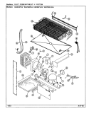 UNIT COMPARTMENT & SYSTEM Diagram and Parts List for RB234PDA DG98A Admiral Refrigerator