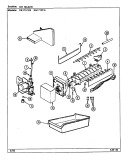 ICE MAKER Diagram and Parts List for RB171PFA DG29C Magic Chef Refrigerator