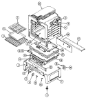 Part Location Diagram of 3807F439-51 Whirlpool SUPPORT, RELAY BOARD
