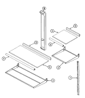 Part Location Diagram of 60524-44 Whirlpool NLATRIM SHELF