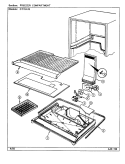 FREEZER COMPARTMENT Diagram and Parts List for GT15X43 DF02A Admiral Refrigerator