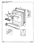 Part Location Diagram of 69446-1 Whirlpool LIST, SERVICE PARTS