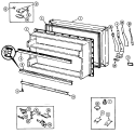 Part Location Diagram of 60622-1 Whirlpool DISCONTINUED