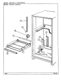 SHELVES & ACCESSORIES Diagram and Parts List for RB214RA DG74A Magic Chef Refrigerator