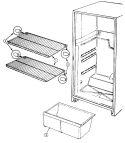 SHELVES & ACCESSORIES Diagram and Parts List for RB150PA  Magic Chef Refrigerator