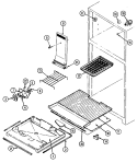 Part Location Diagram of 69106-2 Whirlpool MOTOR-EVAP
