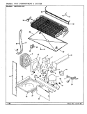 UNIT COMPARTMENT & SYSTEM Diagram and Parts List for RB21KW4AF CG81A Magic Chef Refrigerator