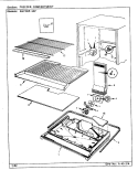 FREEZER COMPARTMENT Diagram and Parts List for RB21KW4AF CG81A Magic Chef Refrigerator