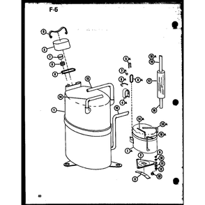 Diagram 16 Diagram and Parts List for 912-3E50A P68412-6R Amana Air Conditioner