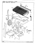 UNIT COMPARTMENT & SYSTEM Diagram and Parts List for RB21KN-4AT CL71A Magic Chef Refrigerator