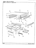 CHEST OF DRAWERS Diagram and Parts List for RB21KN-4AT CL71A Magic Chef Refrigerator