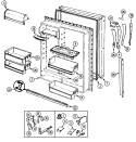 Part Location Diagram of 64097-1 Maytag ORGANIZER, SHELF