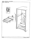 SHELVES & ACCESSORIES Diagram and Parts List for RB23KA-4AW BG98C Admiral Refrigerator