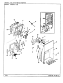 ICE & WATER DISPENSER Diagram and Parts List for RB23KA-4AW BG98C Admiral Refrigerator