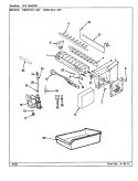 ICE MAKER Diagram and Parts List for RBE21KN4AF CG75A Admiral Refrigerator