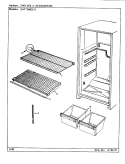 SHELVES & ACCESSORIES Diagram and Parts List for GNT17M42 BF36A Admiral Refrigerator