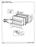 Part Location Diagram of 72044-2-WW Whirlpool Panel, frz. door (wht