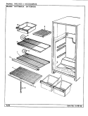 SHELVES & ACCESSORIES Diagram and Parts List for GNT19M4XA CL62A Admiral Refrigerator