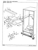 FRESH FOOD COMPARTMENT Diagram and Parts List for RB23KN-4AW CG97A Admiral Refrigerator