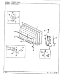 Part Location Diagram of 68476-3-WW Whirlpool PANEL, FRZ. DOOR (WHT)