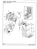 ICE & WATER DISPENSER Diagram and Parts List for RB23KN-4AW CG97A Admiral Refrigerator