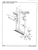 FRESH FOOD COMPARTMENT Diagram and Parts List for CNS22V8A BR17B Admiral Refrigerator