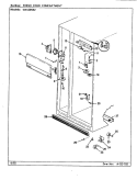 FRESH FOOD COMPARTMENT Diagram and Parts List for GNS20M82 CP08A Admiral Refrigerator