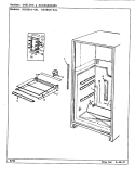 SHELVES & ACCESSORIES Diagram and Parts List for RB18KN-4AL BG44C Admiral Refrigerator