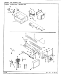 ICE MAKER & BIN Diagram and Parts List for RB18KN-4AL BG44C Admiral Refrigerator