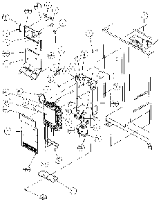 Evaporator And Air Handling Diagram and Parts List for 36271-P1121802W  Amana Refrigerator