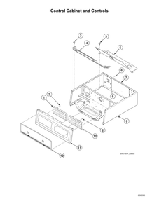Control Cabinet/Controls Diagram and Parts List for ATGE9ASP115TW01  Speed Queen Washer Dryer Combo