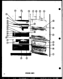 Part Location Diagram of D3915103 Whirlpool CRISPER TOP