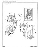 ICE & WATER DISPENSER Diagram and Parts List for GDNS20M92 CP10A Admiral Refrigerator
