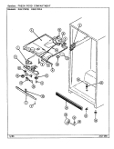 FRESH FOOD COMPARTMENT Diagram and Parts List for RBE170PA DD32A Amana Refrigerator