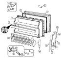 Part Location Diagram of 70053-10 Whirlpool Handle Insert
