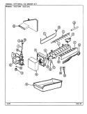 OPTIONAL ICE MAKER KIT Diagram and Parts List for RB212PW DD75A Magic Chef Refrigerator