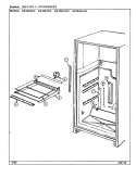 SHELVES & ACCESSORIES Diagram and Parts List for RB184RDA DG47A Admiral Refrigerator