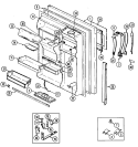 Part Location Diagram of 69865-7 Whirlpool WIRE HARNE