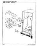 FRESH FOOD COMPARTMENT Diagram and Parts List for RB15MN-0AL CG07B Amana Refrigerator