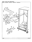 FRESH FOOD COMPARTMENT Diagram and Parts List for RB184PLDA DG45A Admiral Refrigerator