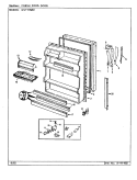 Part Location Diagram of 68471-3-WW Maytag PANEL, F.F. DOOR (WHT)